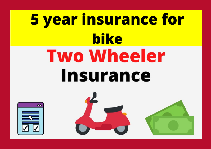 5 year insurance for bike details