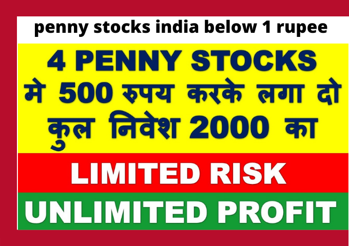 penny stocks india below 1 rupee