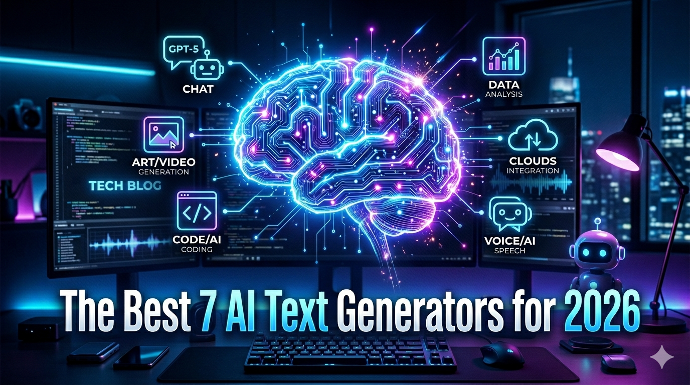 The Best 7 AI Text Generators for 2026