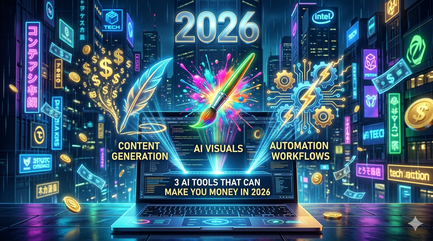3 AI Tools That Can Make You Money in 2026